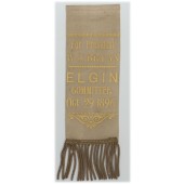 For President W.J. BRYAN ELGIN COMMITTEE Oct. 29, 1896