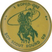 I ROPED ONE 1928 BOY SCOUT ROUND UP