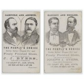 THE PEOPLE'S CHOICE HANCOCK AND ENGLISH / GARFIELD AND ARTHUR
