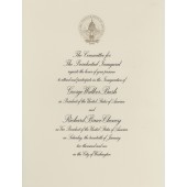 2001 Bush Cheney Inauguration invitation