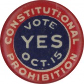 VOTE YES OCT. 15 CONSTITUTIONAL PROHIBITION