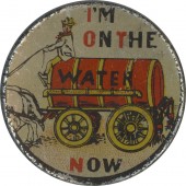 I'M ON THE WATER (Wagon) NOW pocket mirror