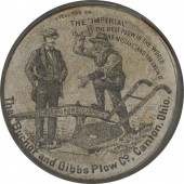 The Bucher and Gibbs Plow Co. pocket mirror