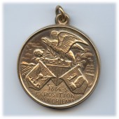 1884-5 EXPOSITION NEW ORLEANS photo locket