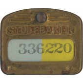 STUDEBAKER employee badge