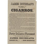 President Grant "endorses" JAMES DOUDICAN'S OWL CIGARROS