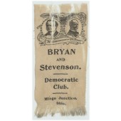 THE CONSTITUTION OF OUR FATHERS. BRYAN AND Stevenson. Democratic Club. Mingo Junction, Ohio.