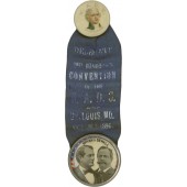 CONVENTION OF THE N.A.D.C. ST. LOUIS, MO...1896 BRYAN & SEWALL