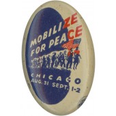 MOBILIZE FOR PEACE CHICAGO AUG. 31 SEPT. 1-2