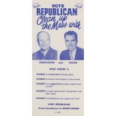 VOTE REPUBLICAN Clean up the Mess with EISENHOWER and NIXON