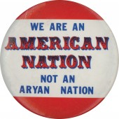 WE ARE AN AMERICAN NATION NOT AN ARYAN NATION