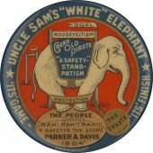 UNCLE SAM'S "WHITE" ELEPHANT...PARKER & DAVIS 1904
