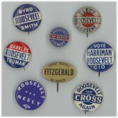 8 different FDR coattail pins