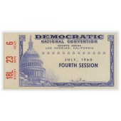 DEMOCRATIC NATIONAL CONVENTION LOS ANGELES 1960 FOURTH SESSION