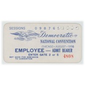 Democratic NATIONAL CONVENTION CHICAGO 1956 EMPLOYEE