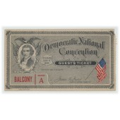Democratic National Convention GUEST'S TICKET 1904
