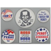 Perot for president pinbacks (6)