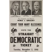 BARKLEY...TRUMAN...CHAPMAN COUNT YOUR MANY BLESSINGS VOTE THE STRAIGHT DEMOCRATIC TICKET...1948