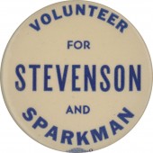 VOLUNTEER FOR STEVENSON AND SPARKMAN