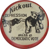 Kick out DEPRESSION with a DEMOCRATIC VOTE