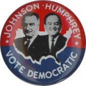 JOHNSON-HUMPHREY VOTE DEMOCRATIC