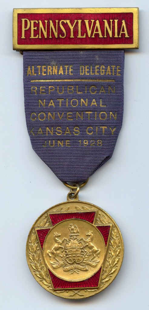 PENNSYLVANIA / ALTERNATE DELEGATE REPUBLICAN NATIONAL CONVENTION 1928