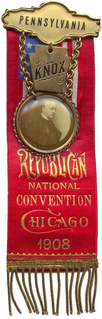 PENNSYLVANIA / KNOX / REPUBLICAN NATIONAL CONVENTION CHICAGO 1908