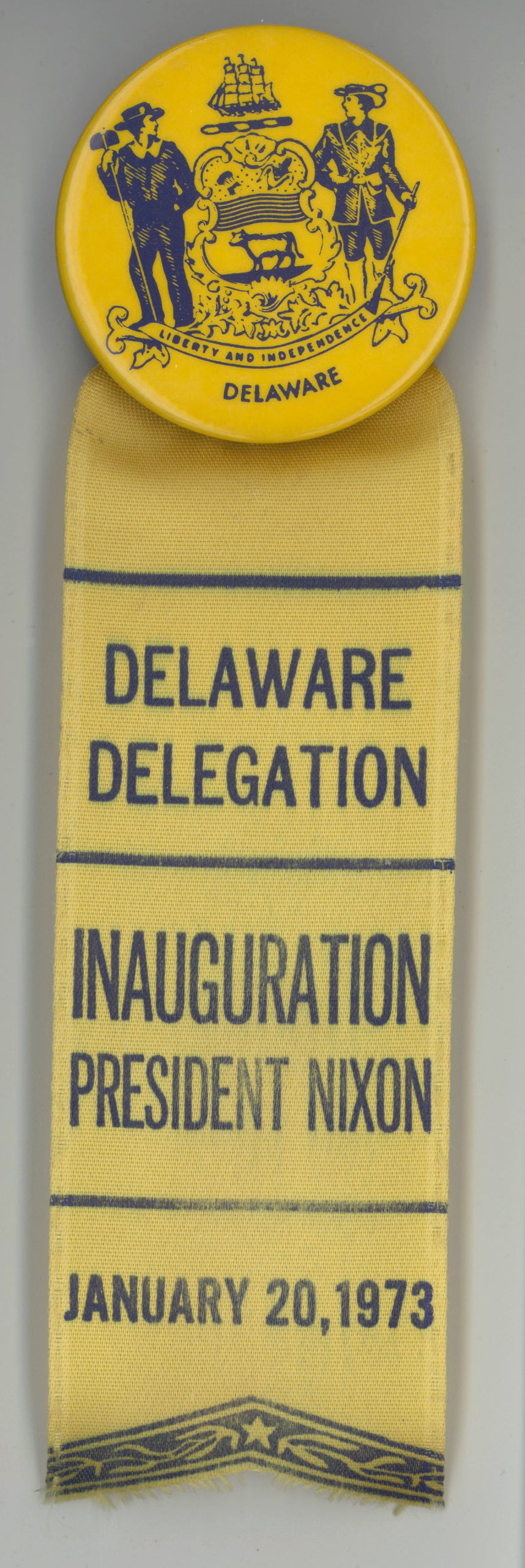 DELAWARE DELEGATE  INAUGURATION PRESIDENT NIXON  JANUARY 20, 1973