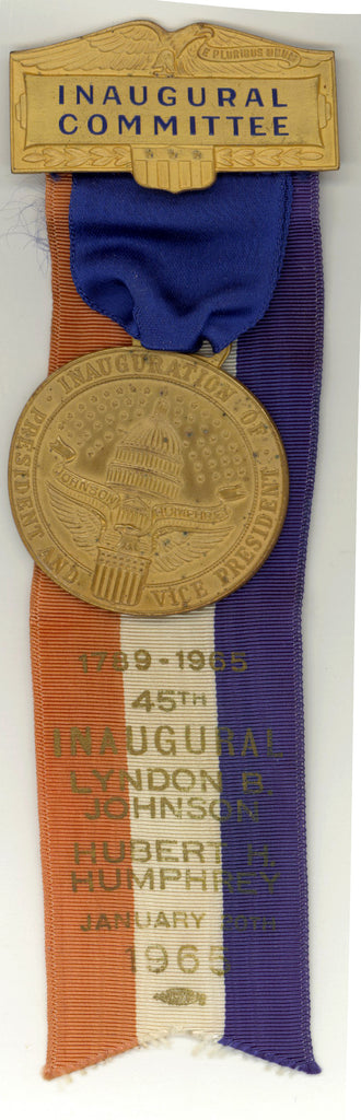 INAUGURAL COMMITTEE / 45TH INAUGURAL  JOHNSON  HUMPHREY  1965