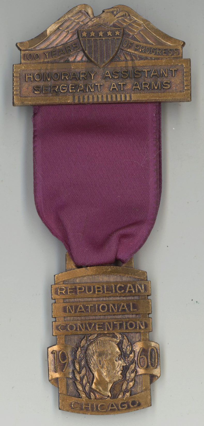 HONORARY ASST. SERGEANT AT ARMS  REPUBLICAN NATIONAL CONVENTION 1960