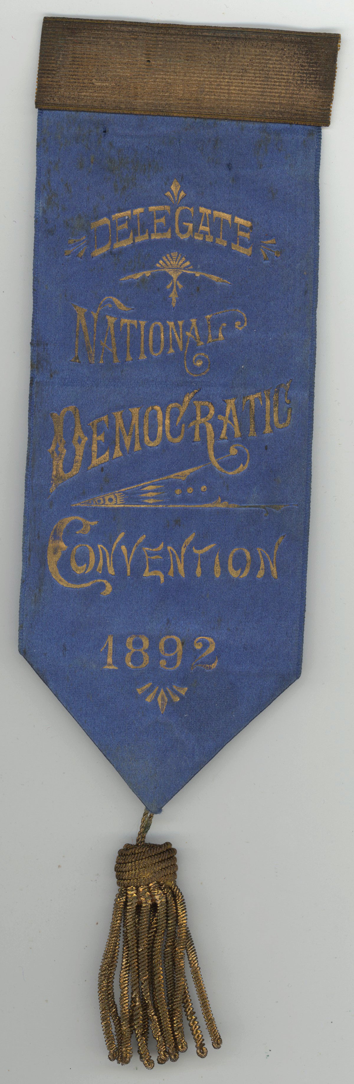 DELEGATE NATIONAL DEMOCRATIC CONVENTION 1892
