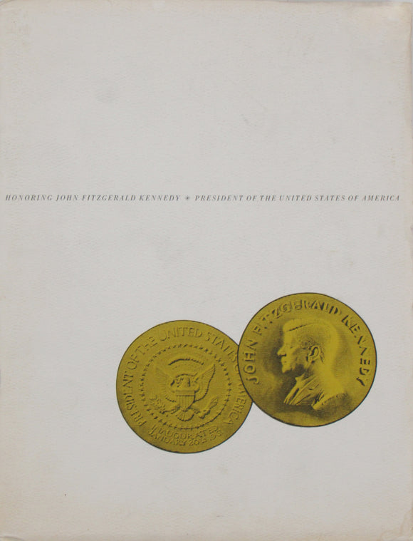 Dinner program honoring President Kennedy at the Hollywood Palladium, 1961
