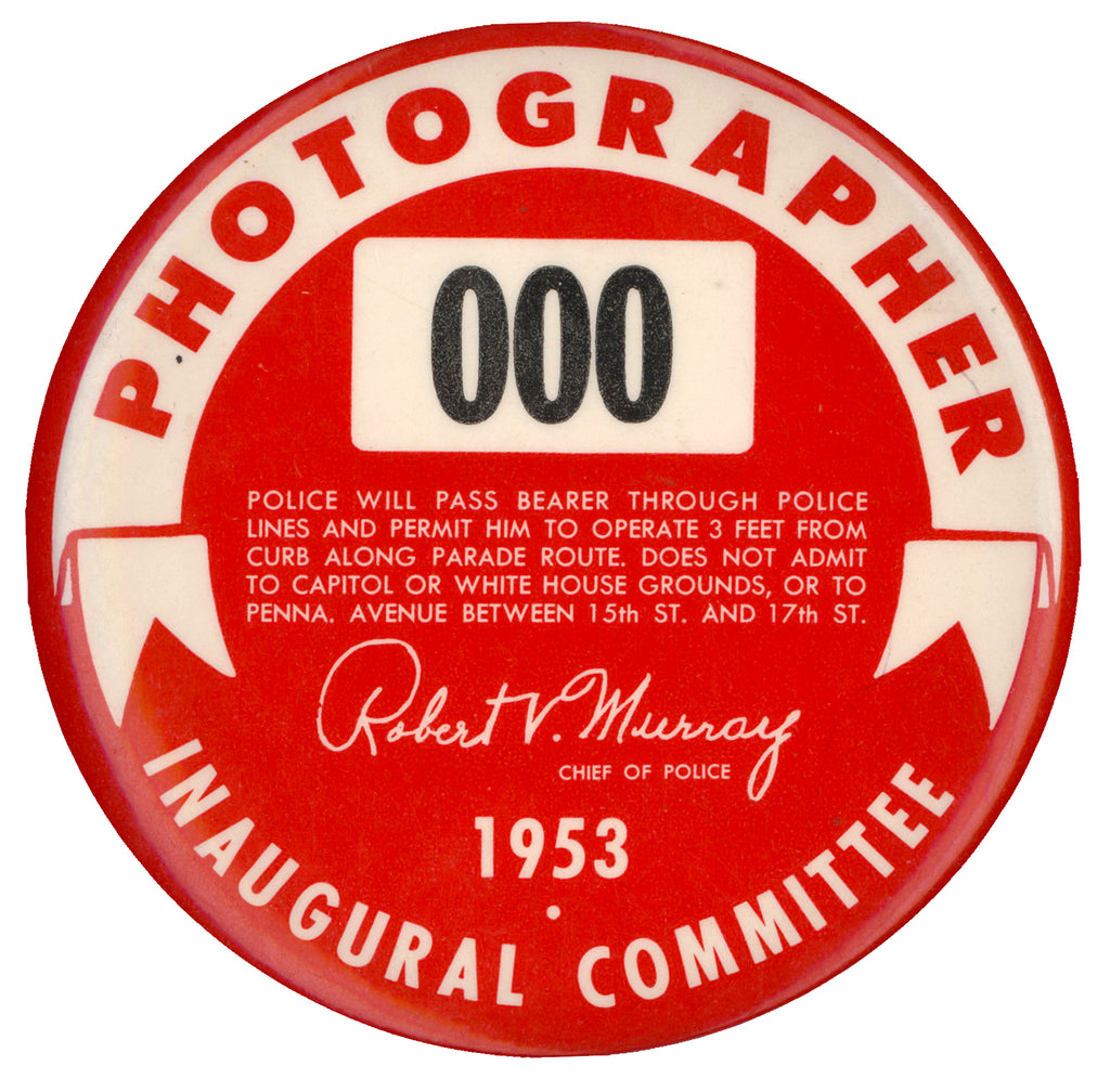 PHOTOGRAPHER 1953 INAUGURAL COMMITTEE