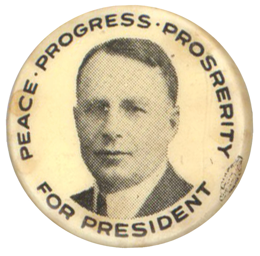 PEACE PROGRESS PROSRERITY (sic)  FOR PRESIDENT (Cox)
