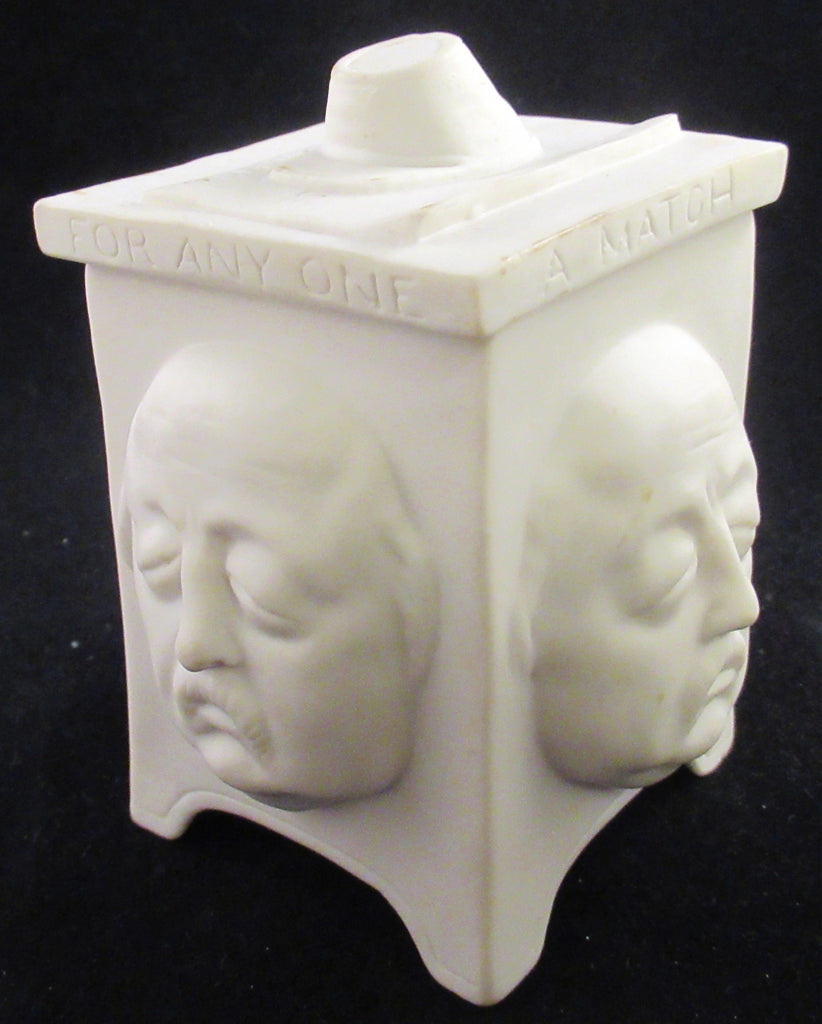 CONTRABAND OF WAR  SET THEM AT WORK  (Benjamin Butler match holder)