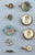 Collection of 9 John F. Kennedy tie clips