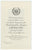 Congressional Inaugural invitation packet Eisenhower & Nixon 1953