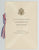 Congressional Inaugural invitation packet Eisenhower & Nixon 1953