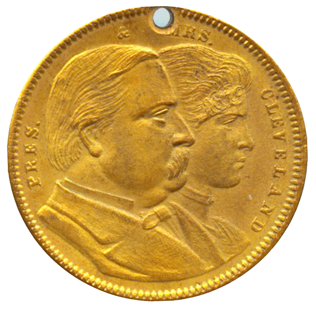 PRES. & MRS. CLEVELAND / SOUVENIR OF WEST & SOUTHERN TOUR 1887
