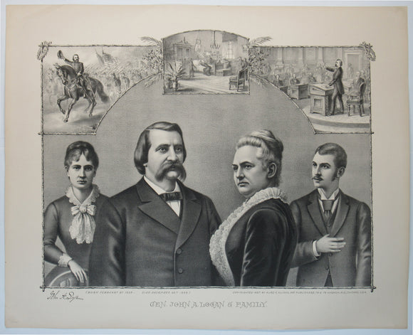 GEN. JOHN A. LOGAN & FAMILY
